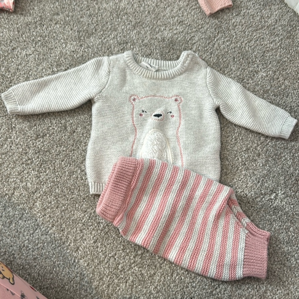 Just one you Carters nb sweater set worn once adorable nice weight